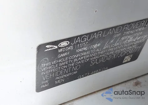 2018 Jaguar Xe 25T Premium from USA, damaged, VIN SAJAD4FX7JCP34771